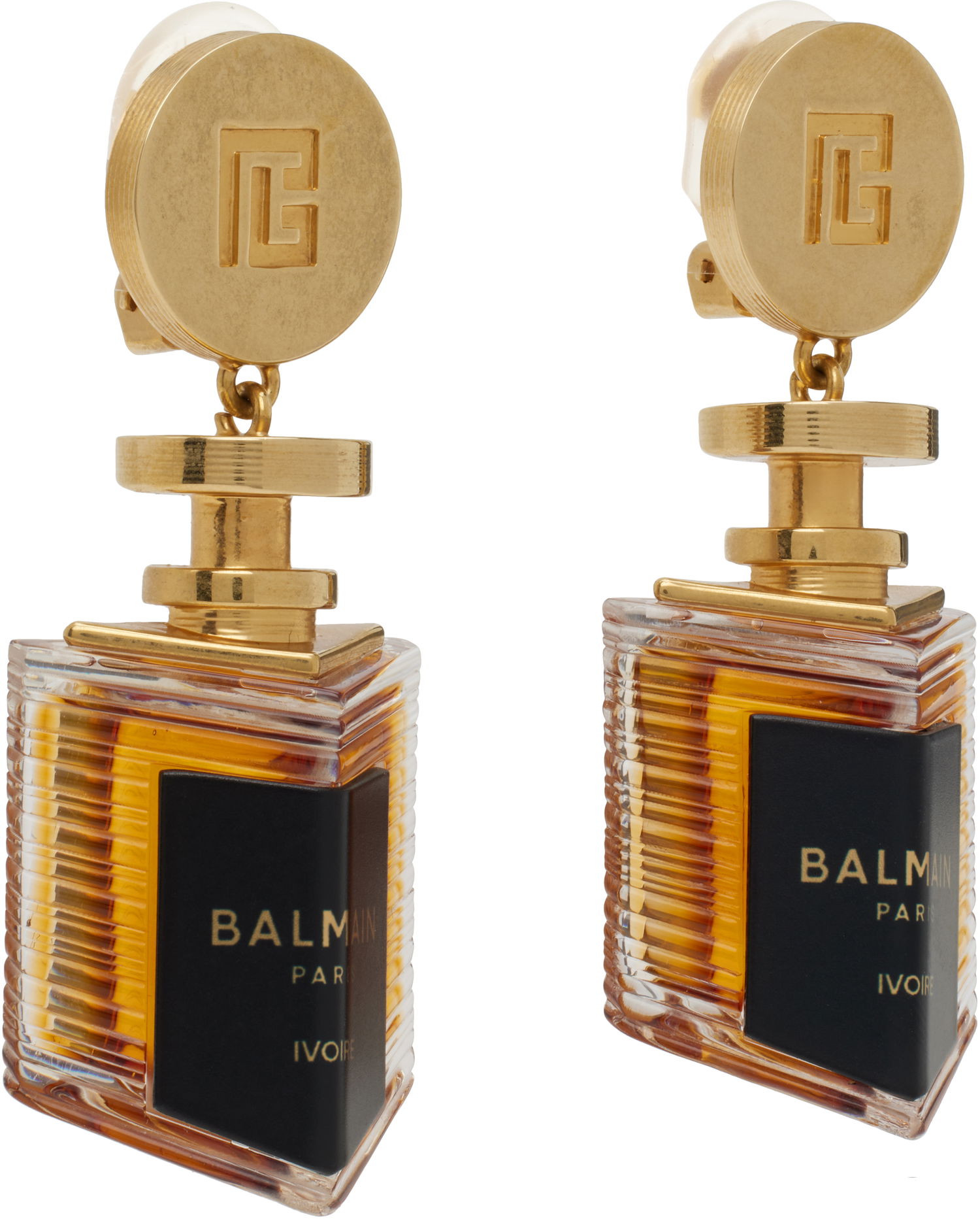 Örhängen Balmain Balmain Perfume Clip-on Earrings Metallisk | EN0XI492KBXI, 1