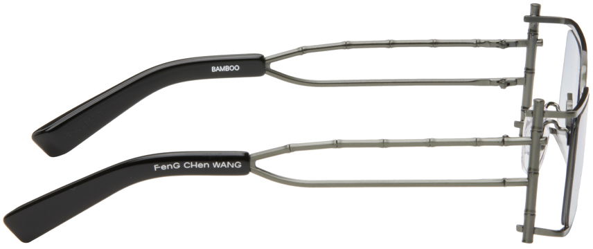 Solglasögon Feng Chen Wang Feng Chen Wang Bamboo Sunglasses Grå | SSE-WS01-002, 1