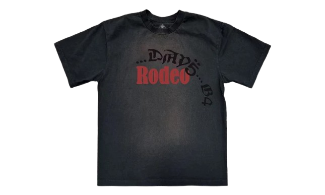 T-shirt Cactus Jack by Travis Scott Travis Scott Cactus Jack x Sp5der Days Before Rodeo T-Shirt Size L Svart | TRSB, 0