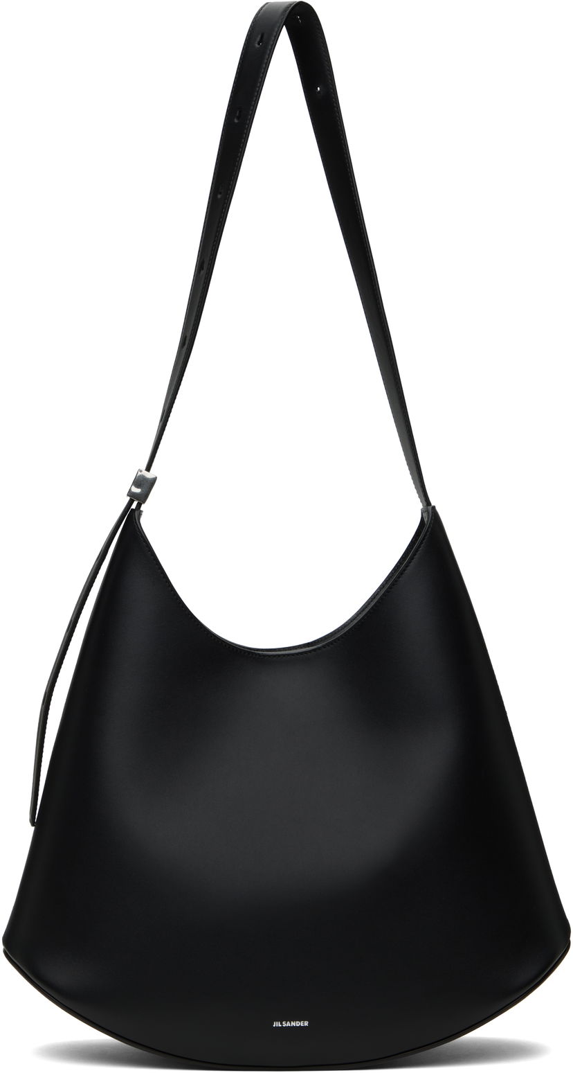 Axelväska Jil Sander Jil Sander Eldorado Medium Shoulder Bag Svart | J08ZH0061_P8354