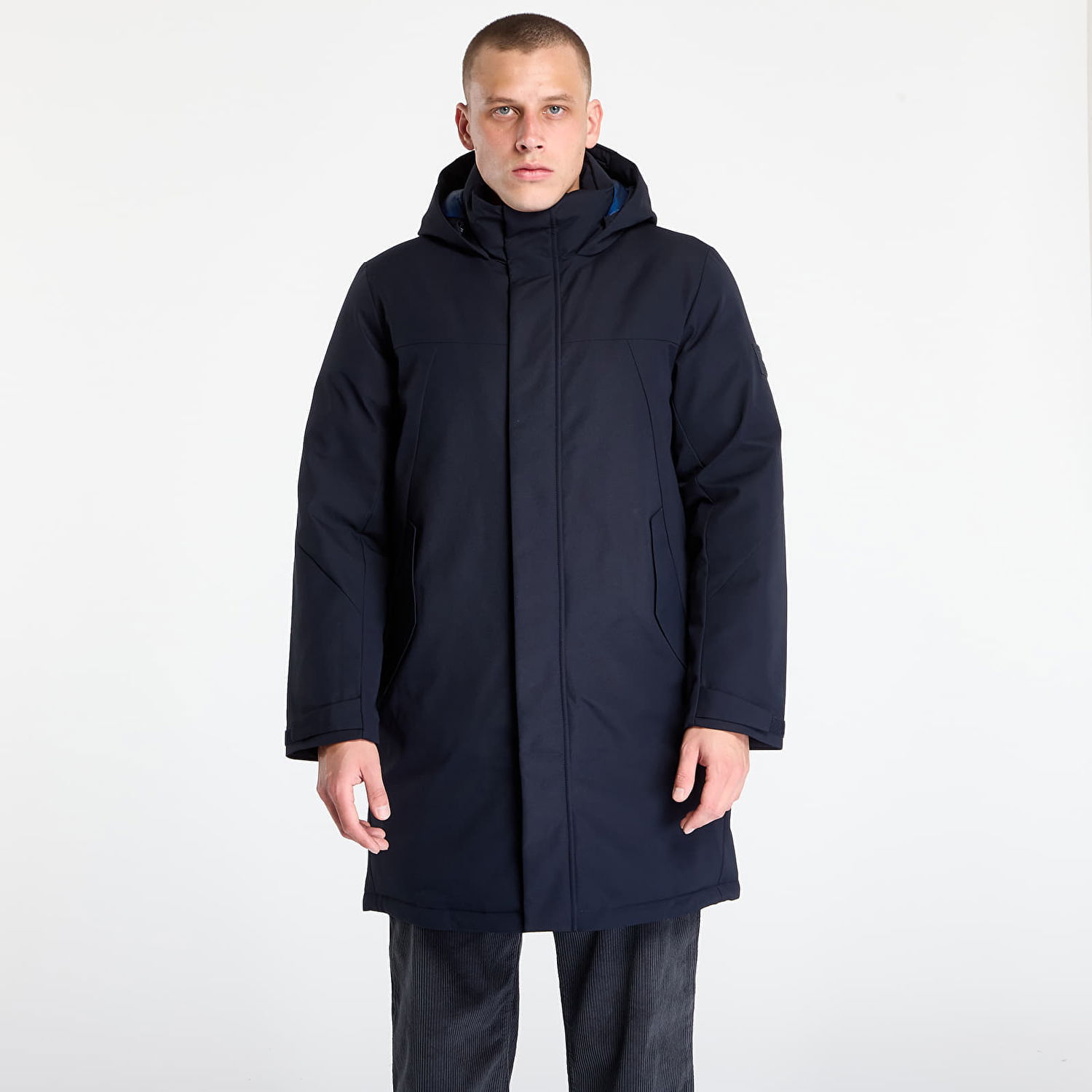 Jacka Tommy Hilfiger Jacket Tech Hooded Padded Parka Desert Sky Mörkblå | MW0MW41362-DW5, 0