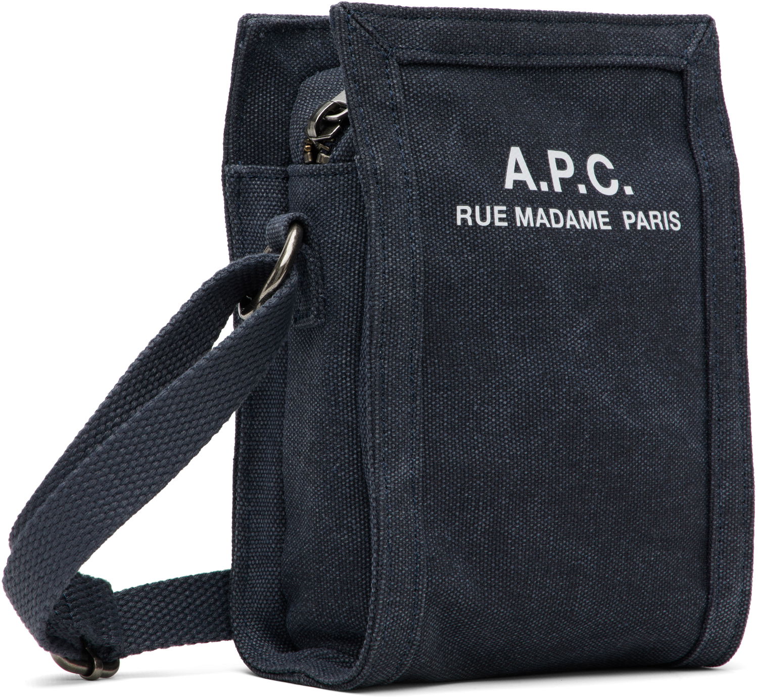 Ryggsäckar och väskor A.P.C. A.P.C. Recuperation Crossbody Phone Pouch Mörkblå | COHGV-H61931, 1