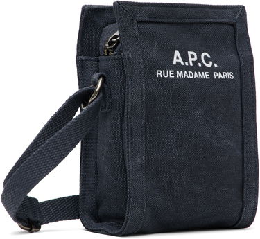 Ryggsäckar och väskor A.P.C. A.P.C. Recuperation Crossbody Phone Pouch Mörkblå | COHGV-H61931, 1