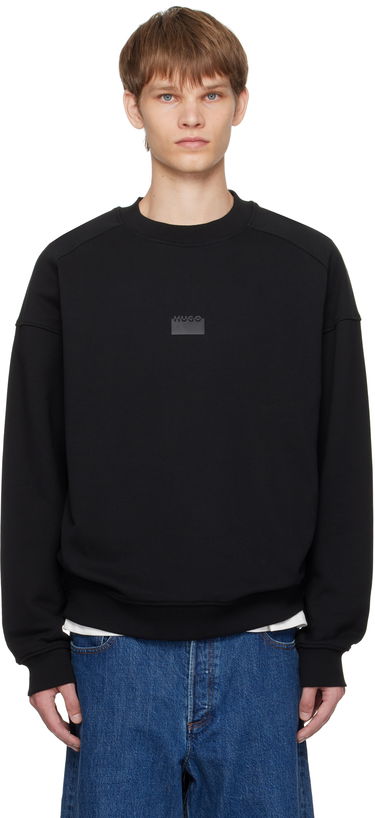 Sweatshirt BOSS HUGO Bonded Logo Sweatshirt Svart | 50546672, 0