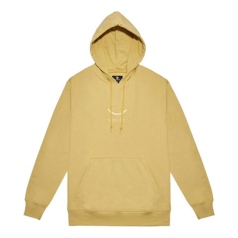Sweatshirt Converse Jack Purcell Smile Pullover Hoodie Gul | 10023090-A01