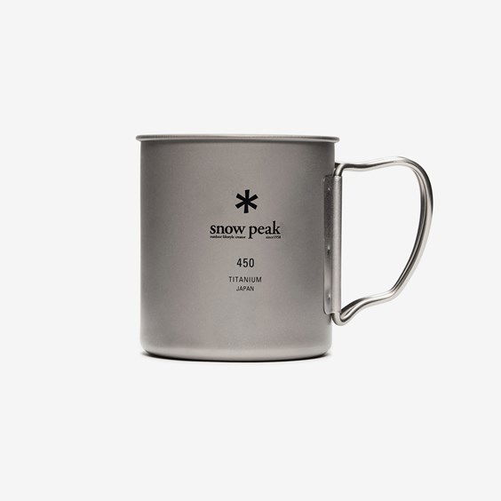 Heminredning Snow Peak Titanium Single Cup 450 Metallisk | MG-143