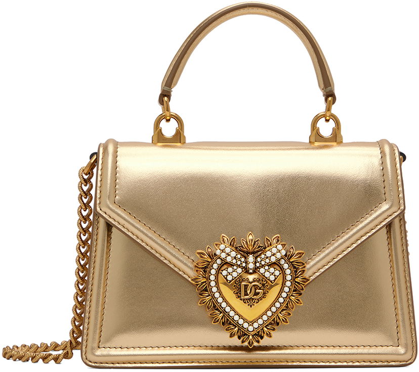 Handväska Dolce & Gabbana Gold Small Devotion Bag Flerfärgad | BB6711 A1016