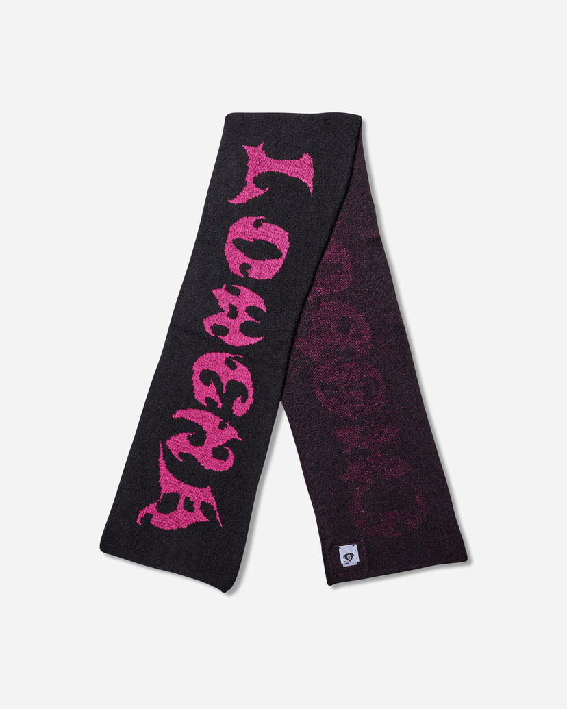 Halsduk Chopova Lowena Chopova Lowena Cyber Knit Scarf Svart | 6709 BLCKPNK