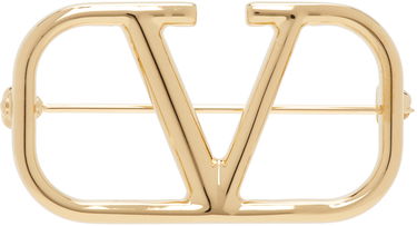 Smycke Valentino Garavani VLogo Signature Brooch "Gold" Metallisk | 4W2J0E82MET, 0