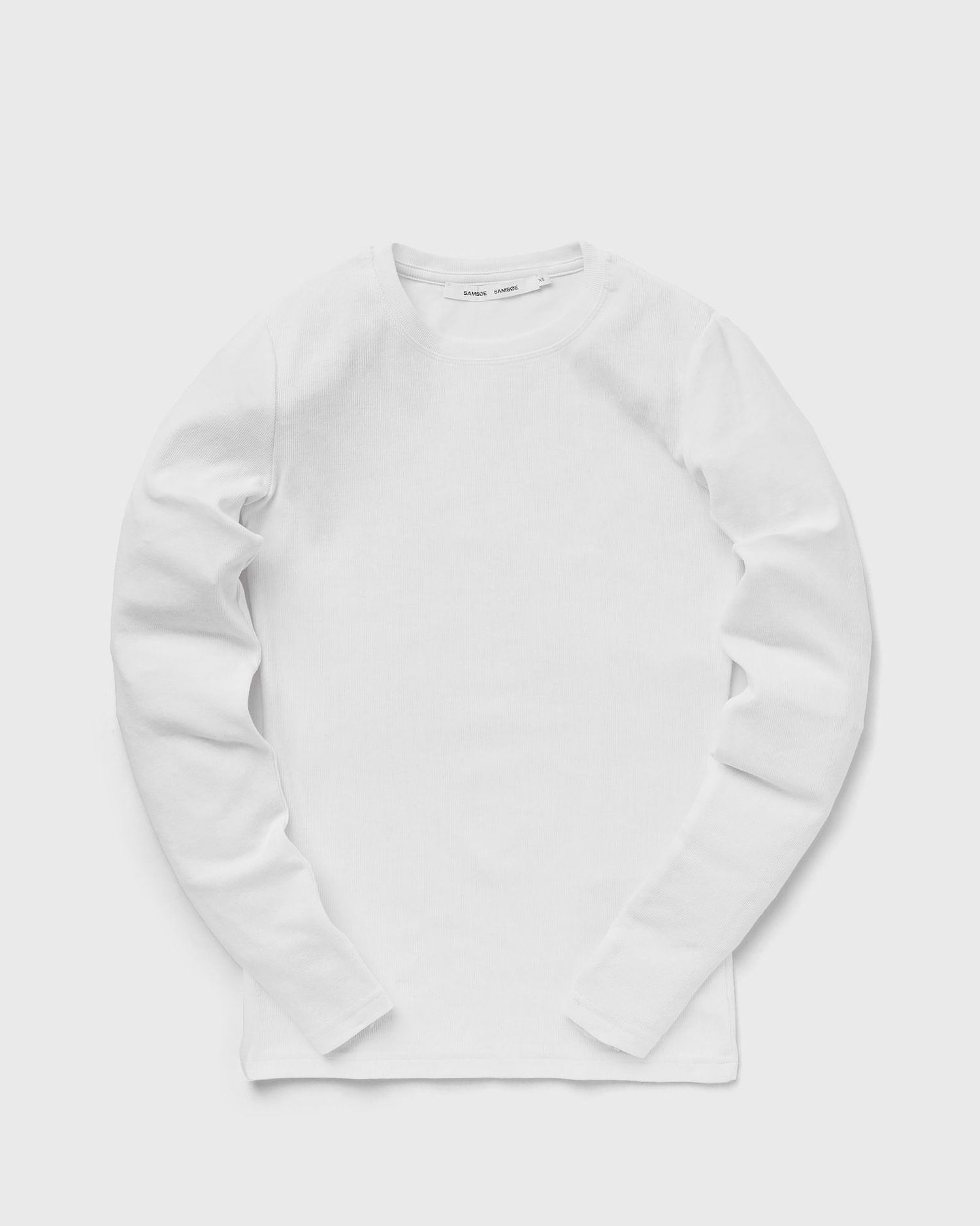 T-shirt Samsoe Samsoe Samsøe & Samsøe ALEXA Long Sleeve T-Shirt XL Vit | F00013150-WHITE, 0