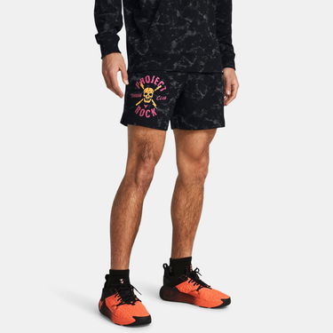 Shorts Under Armour Project Rock Rival Shorts Svart | 1383290-001, 0