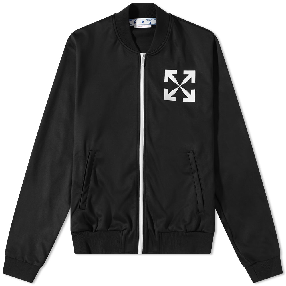 Vindjacka Off-White Single Arrow Slim Tracktop Svart | OMBD037C99FAB0021001, 0