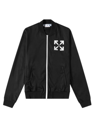 Vindjacka Off-White Single Arrow Slim Tracktop Svart | OMBD037C99FAB0021001