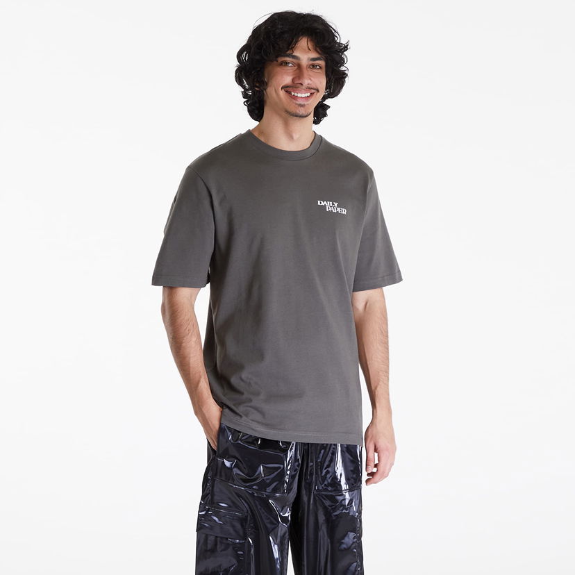T-shirt DAILY PAPER Hand In Hand Short Sleeve Tee Grå | 2411102