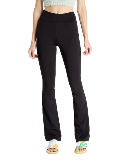 Damasker Urban Classics Recycled High Waist Flared Leggings Svart | TB5020 black