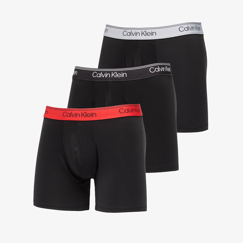 Boxare CALVIN KLEIN Boxer Brief 3-Pack Black Svart | LV00NB4410 0AZ