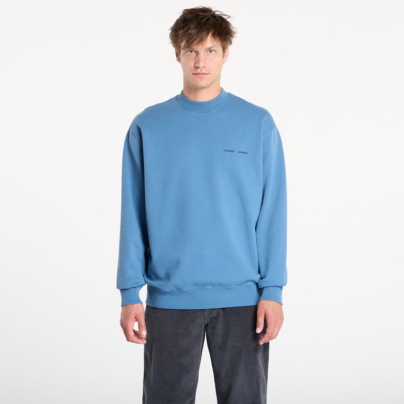Sweatshirt Samsoe Samsoe Samsøe Samsøe Norsbro Crew Neck Sweatshirt Blå | M00018103_184026TCX