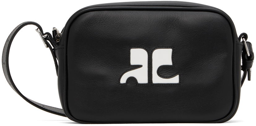 Axelväska Courrèges Courrèges Reedition Camera Bag Svart | PERGSA061CR0065