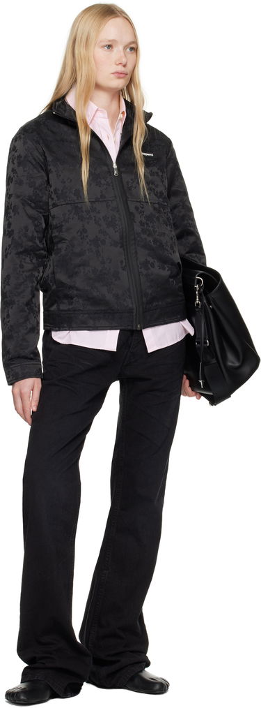 Jacka Coperni Coperni Jacquard Zip-Up Jacket Svart | COPOW39F2033, 3