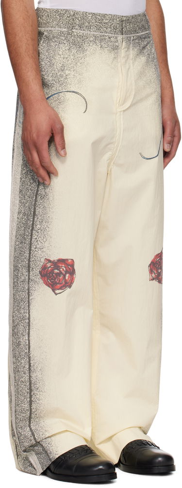 Byxor Jean Paul Gaultier Jean Paul Gaultier 'The Multi-Tattoo' Suit Trousers Beige | 25/34-U-PA192-C589-030030, 1