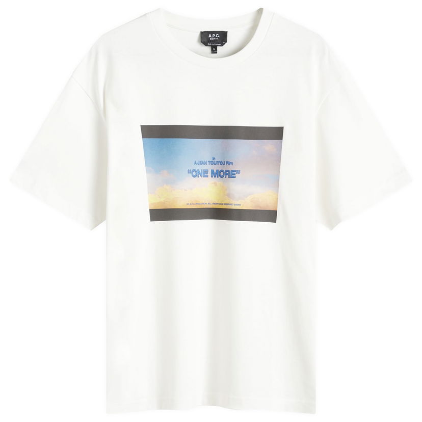 T-shirt A.P.C. Leo T-Shirt Vit | COHBU-H26406-AAB