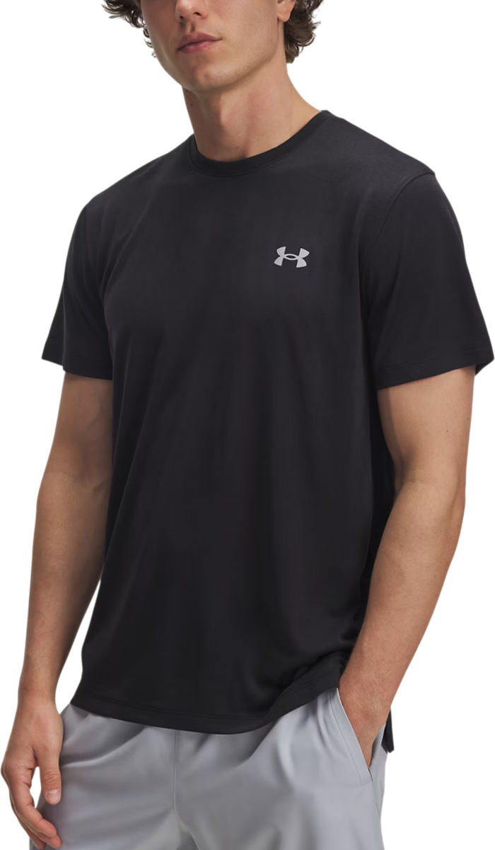 T-shirt Under Armour Under Armour UA Launch Camo Short Sleeve T-Shirt Svart | 6006098-002, 0