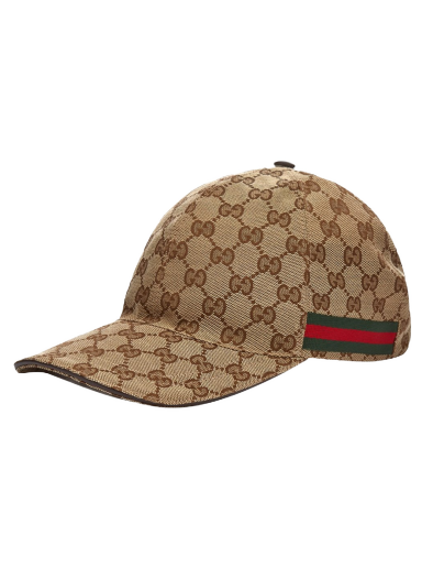 Keps Gucci Gg Jaquard Baseball Cap Brun | 200035-KQWBG-9791
