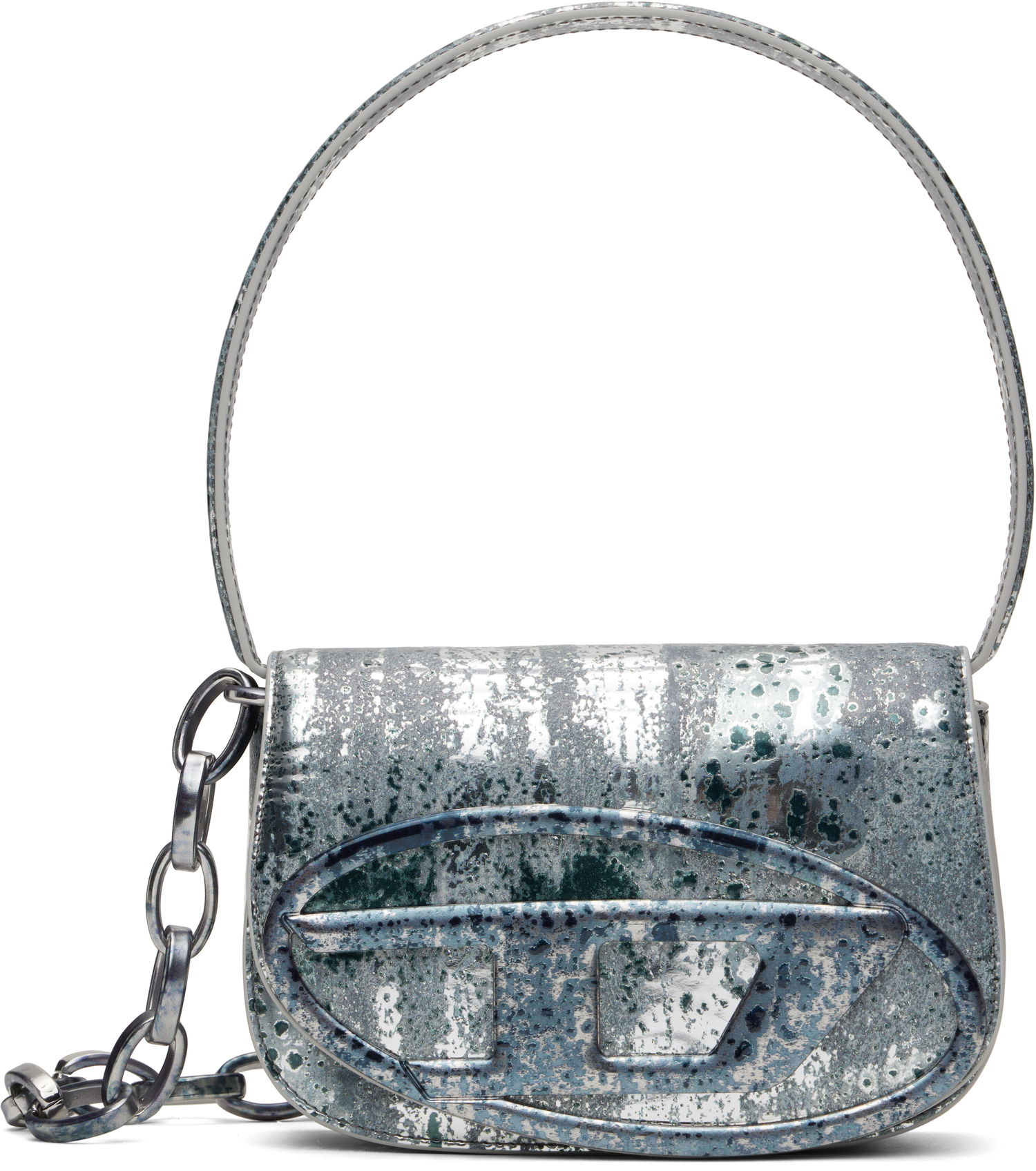 Axelväska Diesel 1DR Metallic Shoulder Bag Metallisk | X08396 P8037, 0
