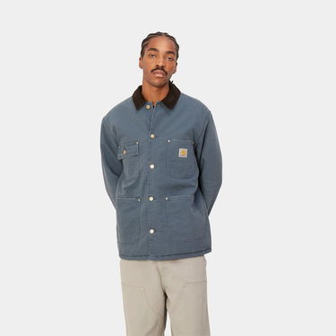 Rockar Carhartt WIP OG Chore Coat "Ore / Black aged canvas" Mörkblå | I027357_1QF_3K, 4