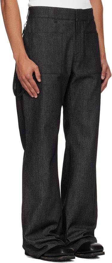 Jeans Courrèges Courrèges 2-Pocket Flare Jeans Svart | 325DPA414DE0044, 1