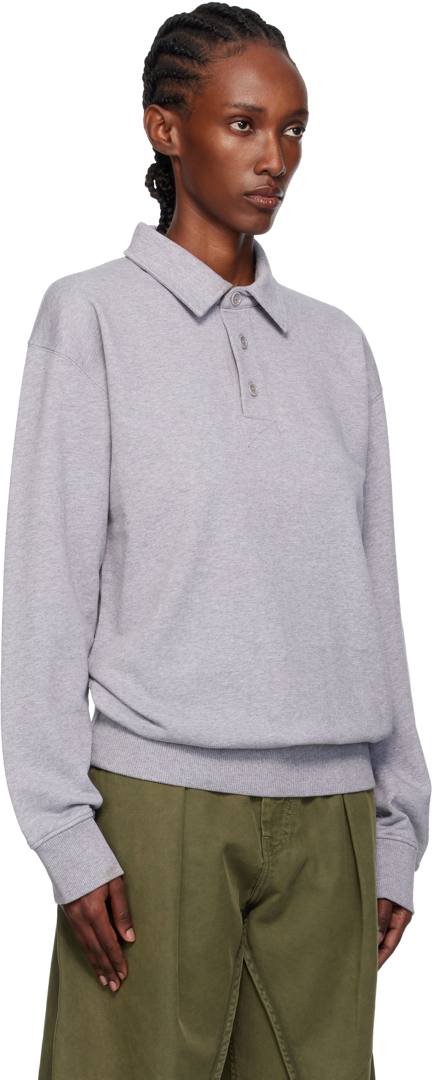 Polotröja JW Anderson JW Anderson Rugby Polo Grå | JO0287-PG1632, 1