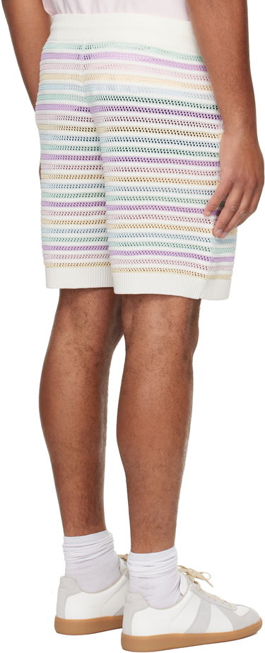 Shorts Casablanca Rainbow Crochet Knit Shorts Flerfärgad | M-AW25-KW-1098-01, 4