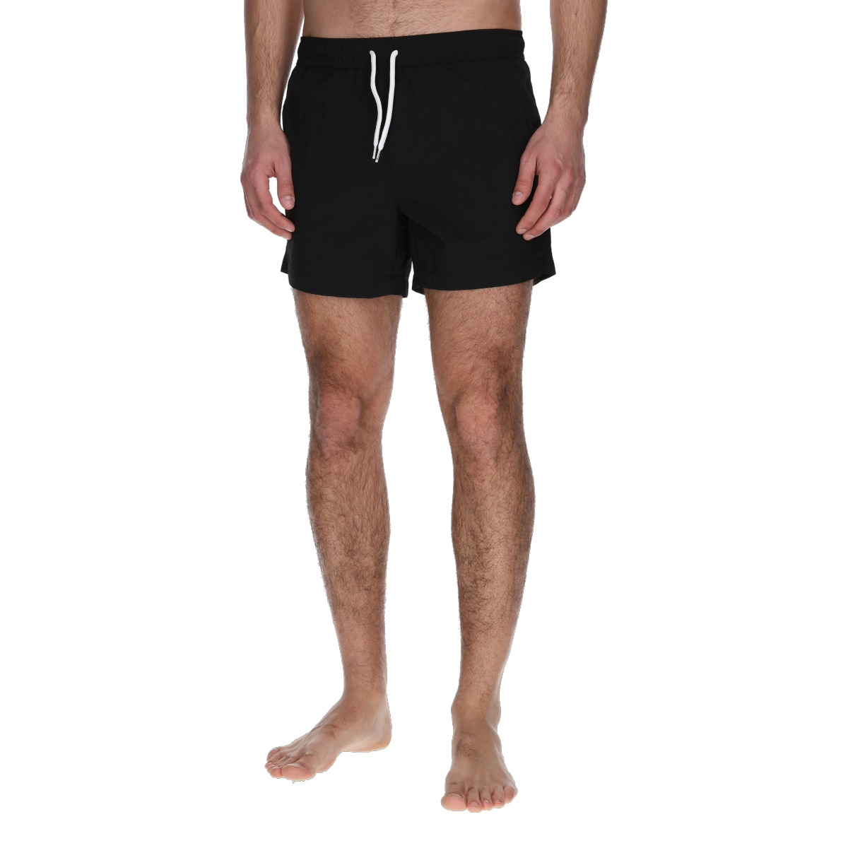 Badkläder Champion Classic Drawstring Swim Shorts Svart | CHA251M230-01, 0