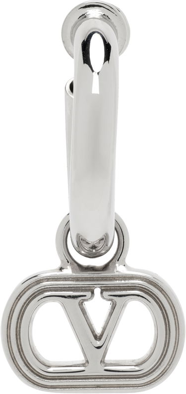 Örhängen Valentino Valentino Garavani Silver Mono Single Earring Metallisk | 7Y2J0AJ3MET, 0