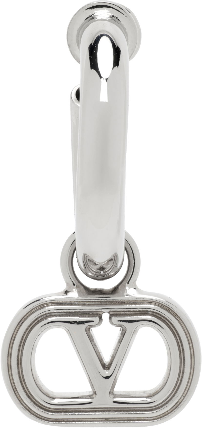 Örhängen Valentino Valentino Garavani Silver Mono Single Earring Metallisk | 7Y2J0AJ3MET