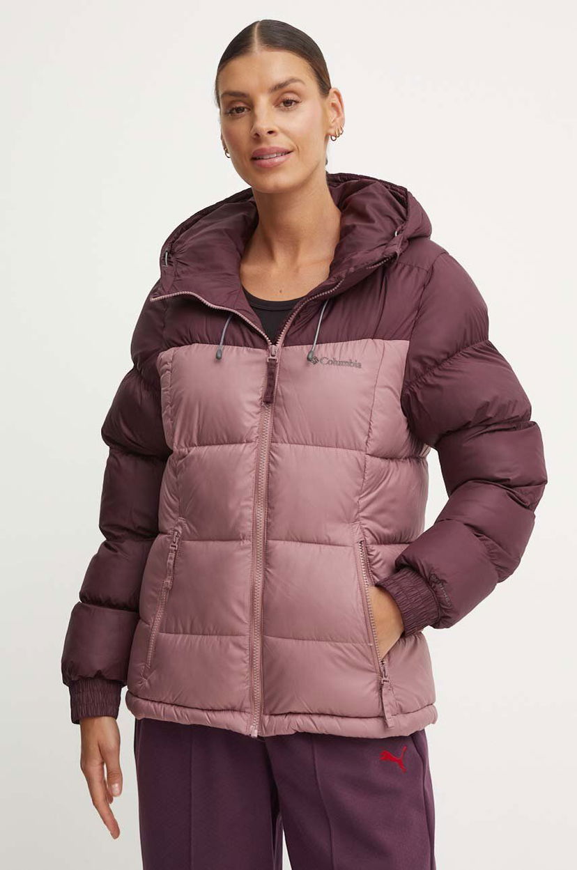 Pufferjacka Columbia Pike Lake Winter Hooded Jacket Purpur | 2051374