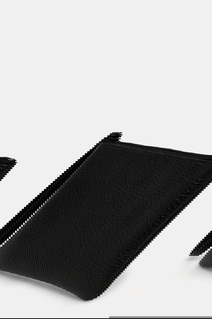 Plånbok Common Projects Pebbled Leather Small Flat Pouch Svart | 9187.7001, 1