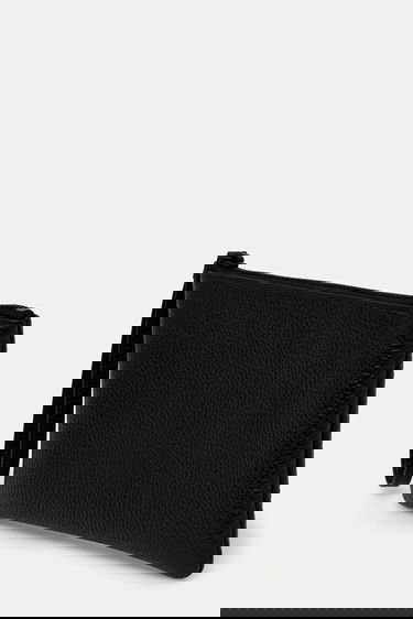 Plånbok Common Projects Pebbled Leather Small Flat Pouch Svart | 9187.7001, 1