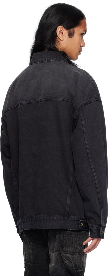 Jacka We11done Oversized Denim Jacket Svart | WD-DJ2-24-353-U-BK, 2