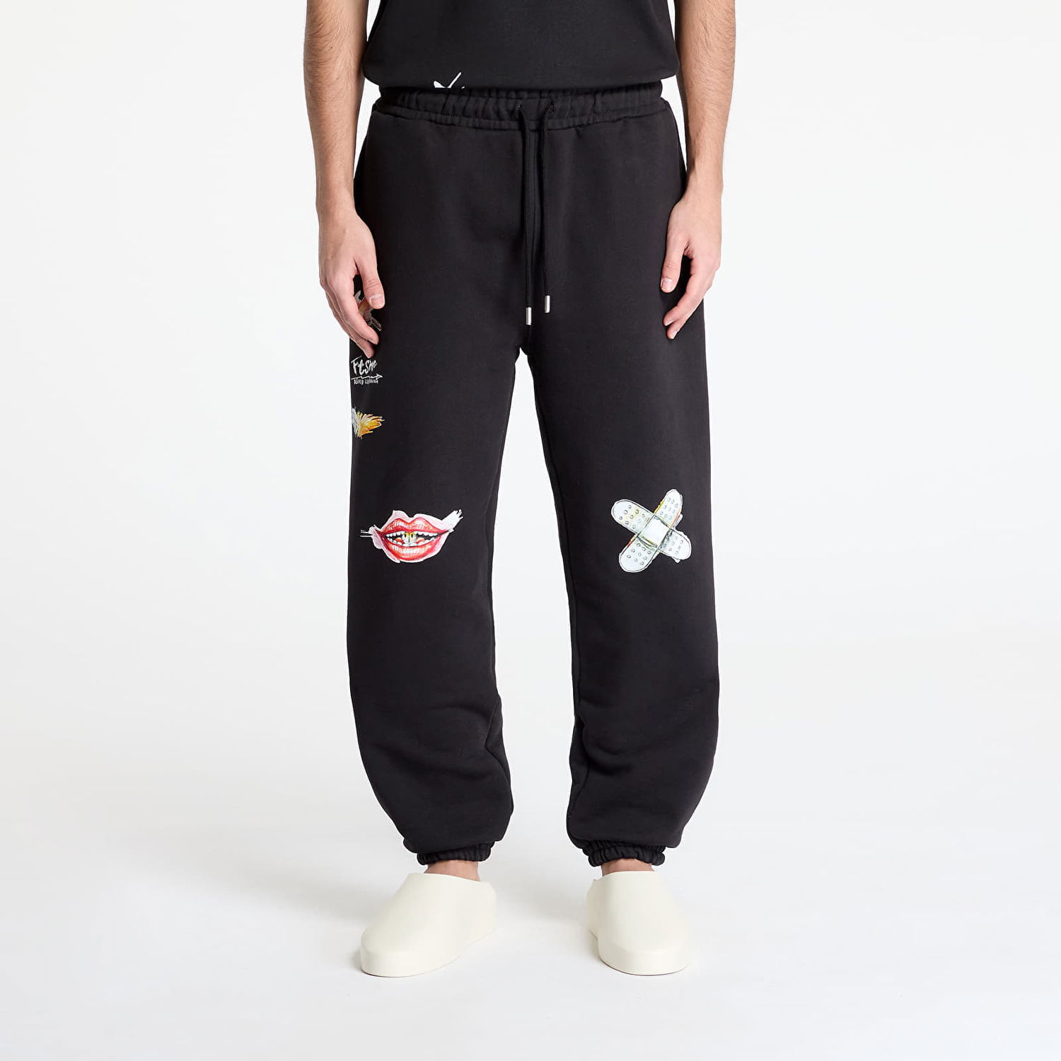 Träningsbyxor Footshop FTSHP x Kurňavka Sweatpants Svart | FTSHP_478, 0