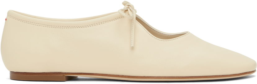 Klä Aeyde Aeyde Della Ballerina Flats Beige | A11-FL-MNLR08FL149-SS25-100-007