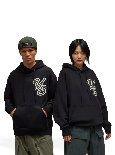 Sweatshirt Y-3 Graphic Logo Svart | IT7523