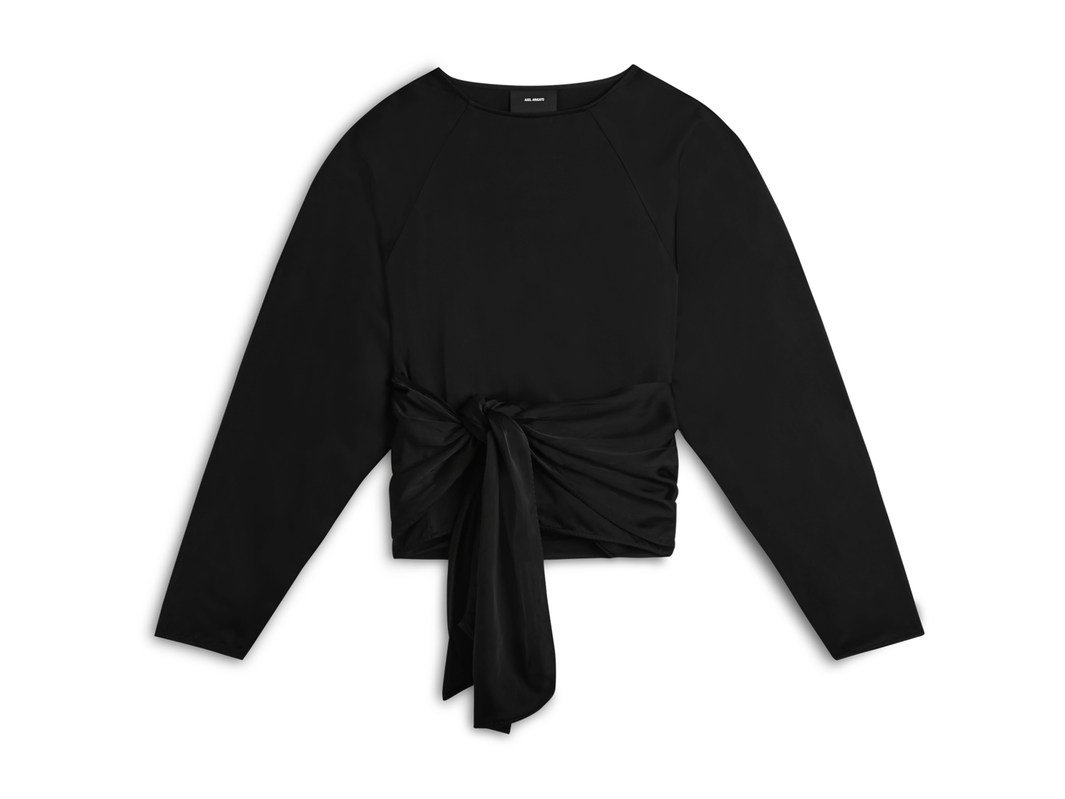 T-shirt AXEL ARIGATO Diana Tie-Front Top Svart | A2123001, 1