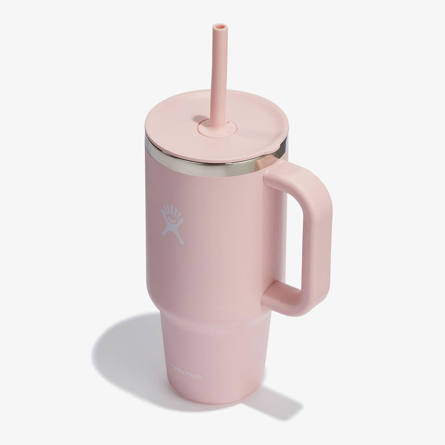 Dricksflaska Hydro Flask 946ml Travel Tumbler with Handle and Straw Trillium Universal Rosa | TT32PSC678, 1