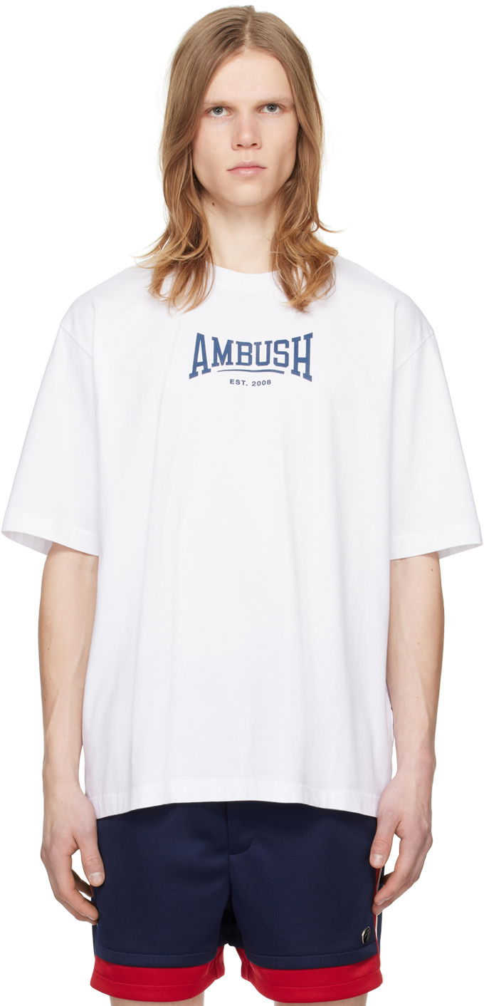 T-shirt Ambush Printed T-Shirt Vit | BMAA006S24JER0010145