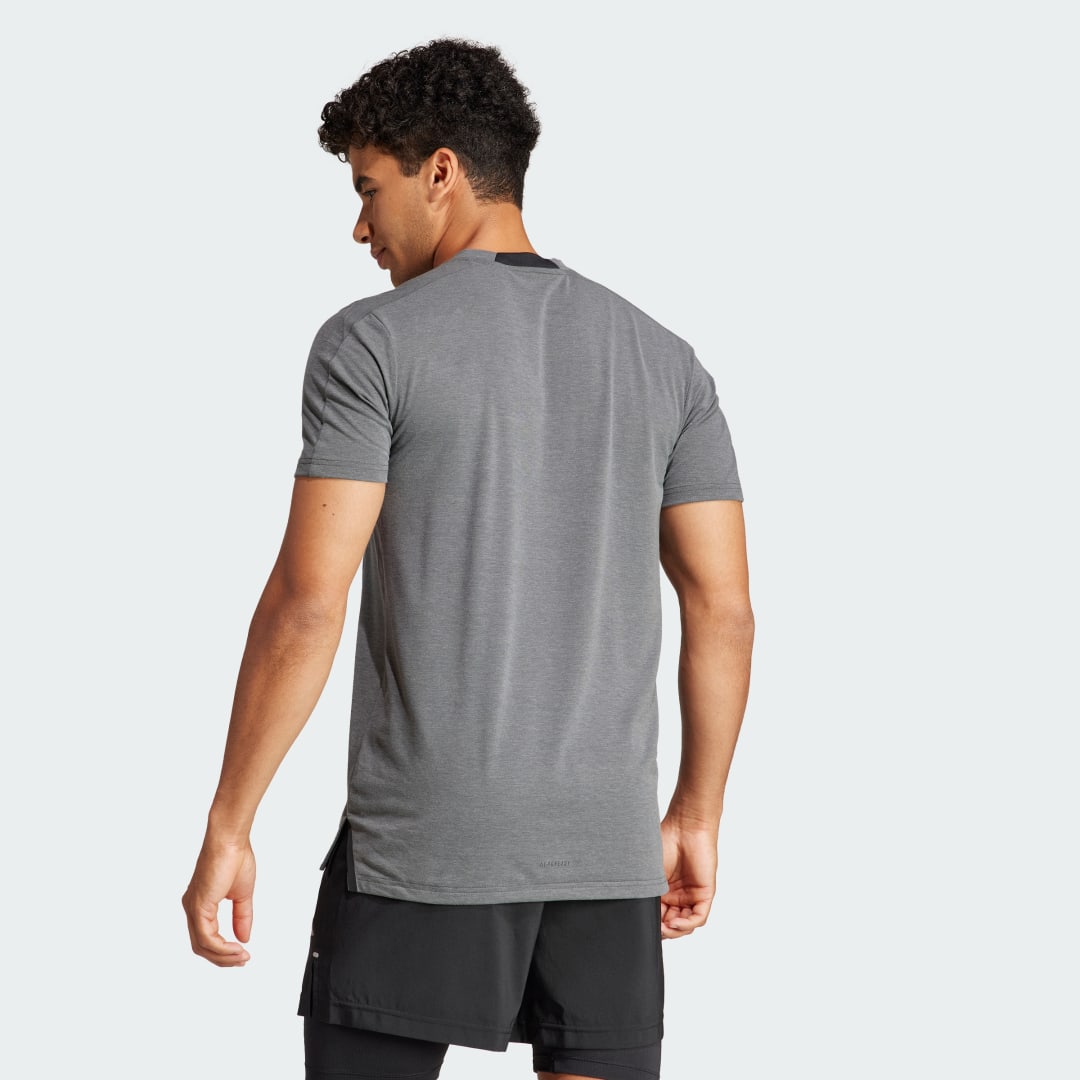 T-shirt adidas Performance Designed for Training Workout T-Shirt Grå | IS3809, 1