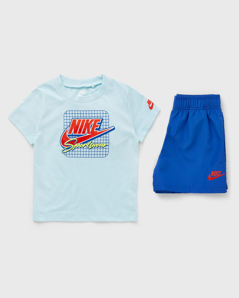 Träningsoverall Nike Tafeta Short Set Blå | 86M991-U89