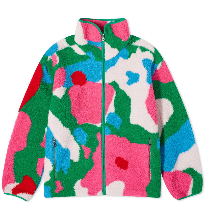 Jacka JW Anderson Graphic Fleece Jacket Flerfärgad | JK0294-PG1486-398