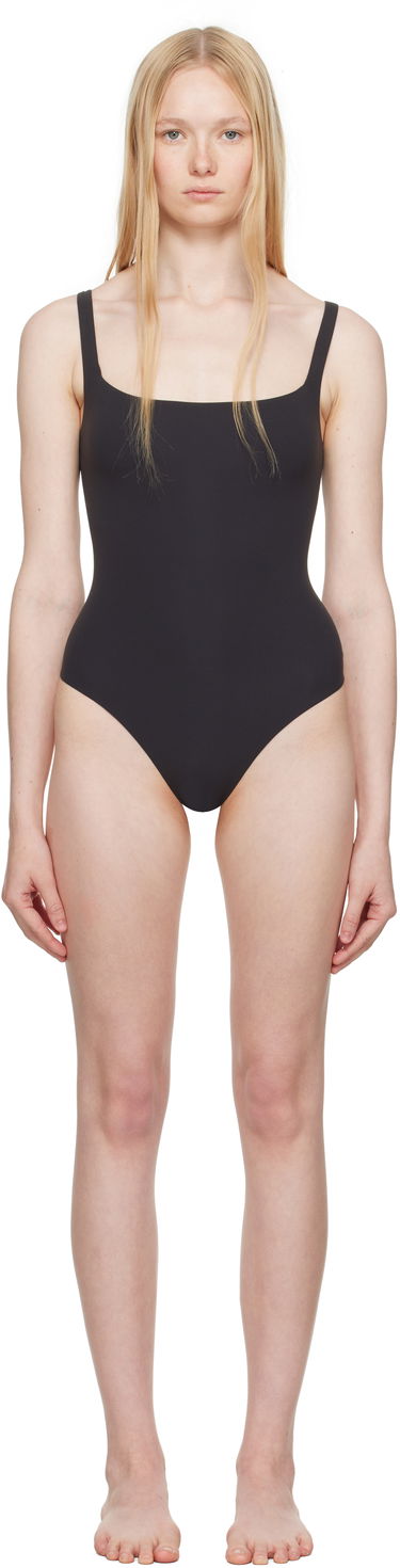 Kropp SKIMS SKIMS Fits Everybody Square Neck Bodysuit Svart | BD-THG-9224, 0