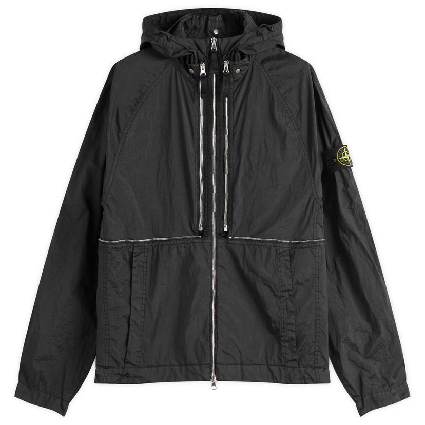 Vindjacka Stone Island Nylon Metal Watro-TC ECONYL 2-in-1 Jacket, Size Large Svart | K1S154100020-V0029
